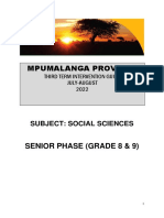 MPUMALANGA SOCIAL SCIENCES PROJECT GUIDE