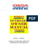 Honda Outboard Service Workshop and Repair BF75A BF90A