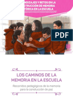 Articulo Los Caminos de Memoria en La Escuela