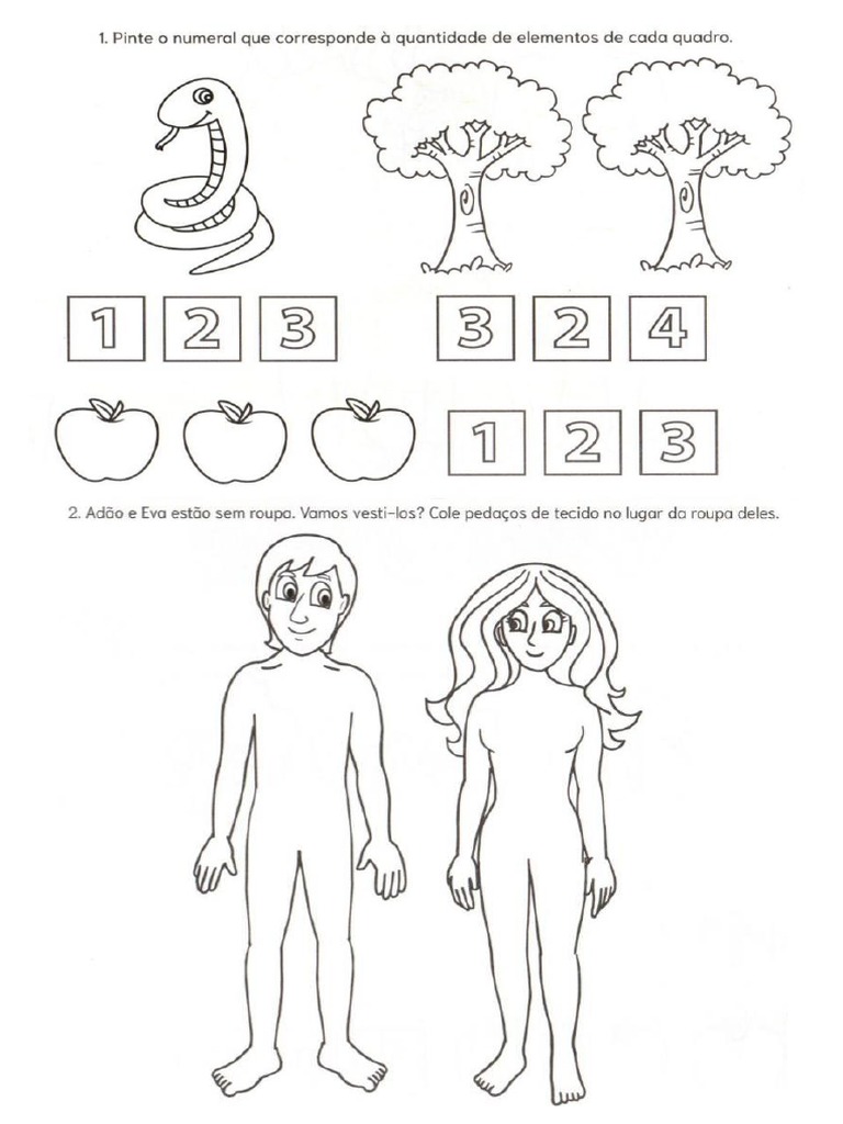 Atividade Adao e Eva | PDF
