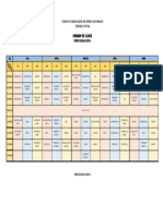 Horario Clases 2023-A