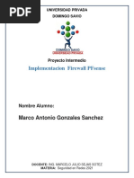 Implementacion Firewall Pfsense - Gonzales