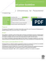 CHQ PMG 01230 N Acetylcysteine IV Paediatric Medication Guideline