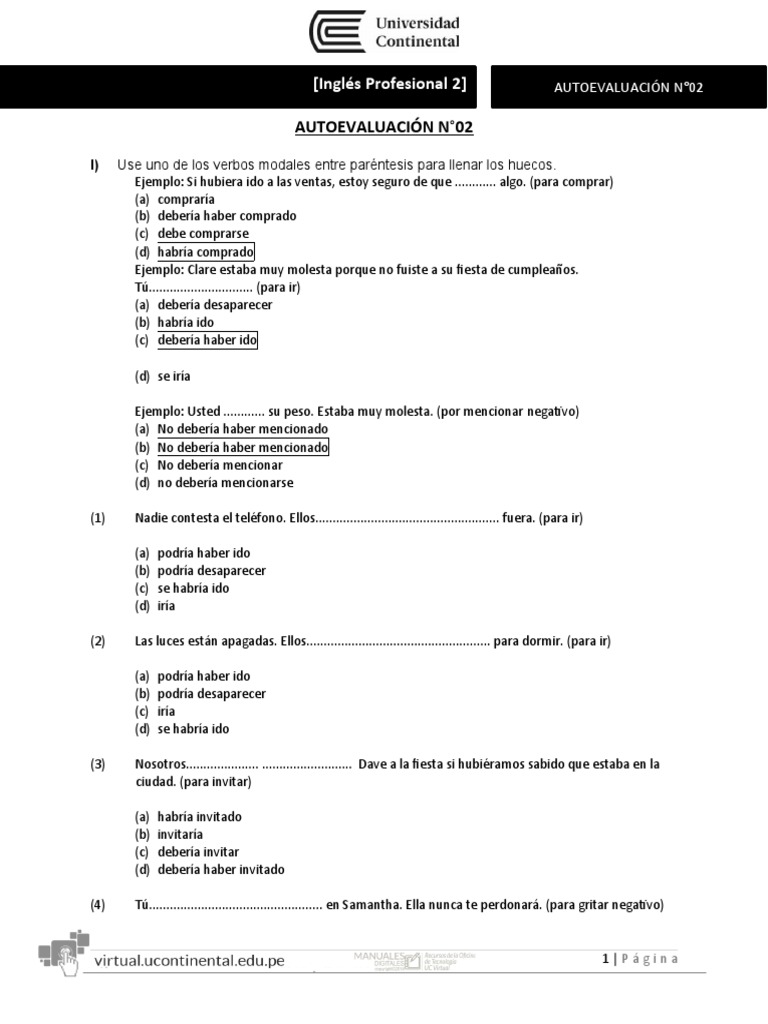 Autoevaluaci n n11 pdf