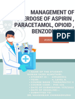 Management of Overdose of Aspirin, Paracetamol, Opioid, Benzodiazepine