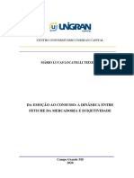 DA EMOÇÃO AO CONSUMO A DINÂMICA ENTRE FETICHE DA MERCADORIA E SUBJETIVIDADE