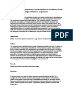 Programa de Entrenamiento Con Lanzamientos de Pelotas Desde Largas Distancias en Pícheres