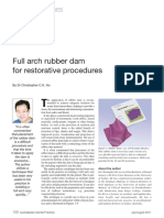 Full Arch Rubber Dam For Restorative Procedures-44