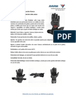 Ficha Tecnica Guantes Predator Caña Larga