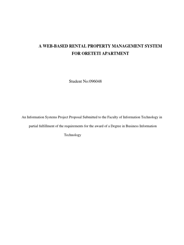 Web-Based Rental Management System | PDF | Software Prototyping | Landlord