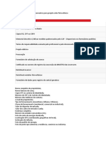 Lista de Informações e Documentos para Projeto Solar Fotovoltaico