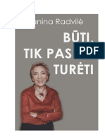 Janina Radvilė Būti Tik Paskui Turėti