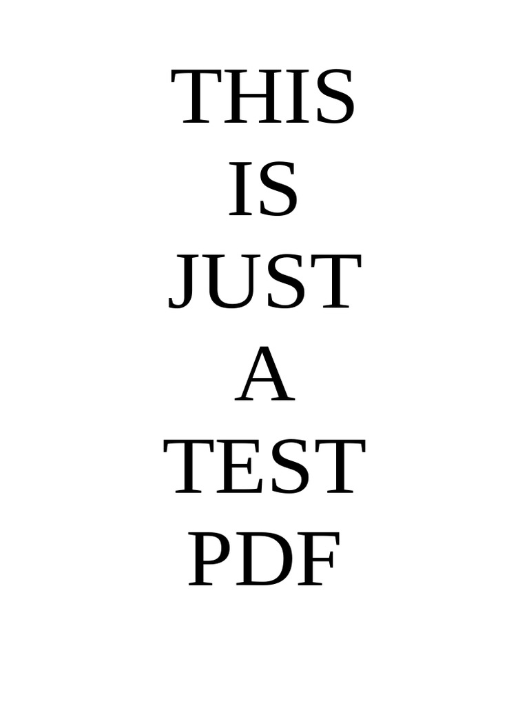 Test PDF PDF