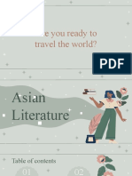 Asian Literature - Finals