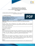 Activity Guide and Evaluation Rubric - Unit 2 - Phase 3 - Characterize The Logistics Network Using A Reference Model