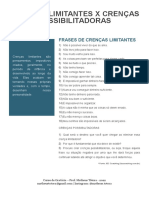 Crenças Limitantes e Possibilitadoras