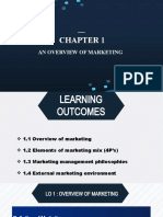Chapter 1 An Overview of Marketing