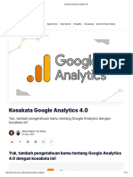 Kosakata Google Analytics 4.0