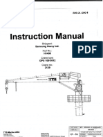 563.001 Provision Crane Type GPS 100-0512 (Instruction Manual)