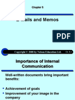 Essentials in Business Communication Ch. 5