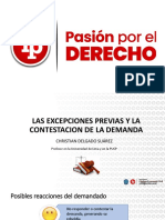 S04 - Excepciones Previas y Contestacion de Demanda LP Derecho