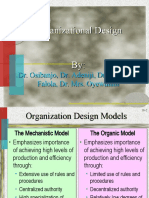 Organizational Design Models
