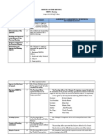 HRPTA Minutes of The Meeting