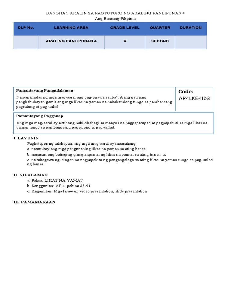 Grade 4 For Demo Teaching Detailed Pdf