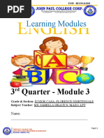 English Module 3 Quarter 3