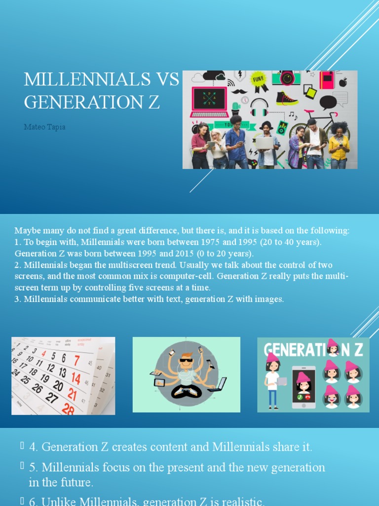 Millennials Vs Generation Z PDF