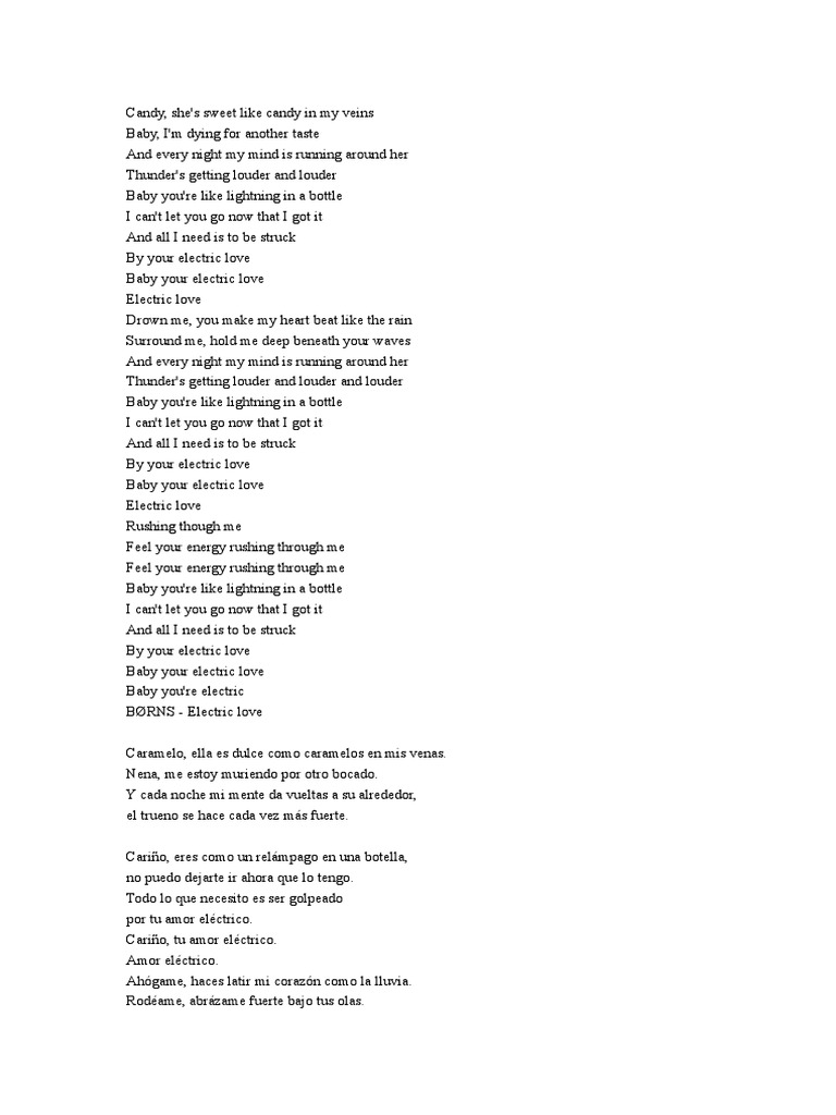 Borns Electric Love PDF