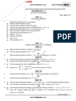 Find Laplace, Fourier transforms and Z-transforms of functions