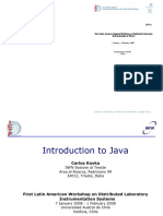 Introduction To JAVA (Slides)