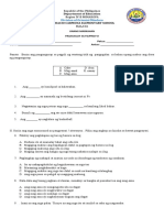 Periodical Test - FILIPINO 6 - Quarter 1