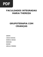 Grupoterapia com crianças