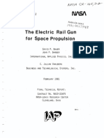 NI/SI/: The Electric Rail Gun For Space Propulsion