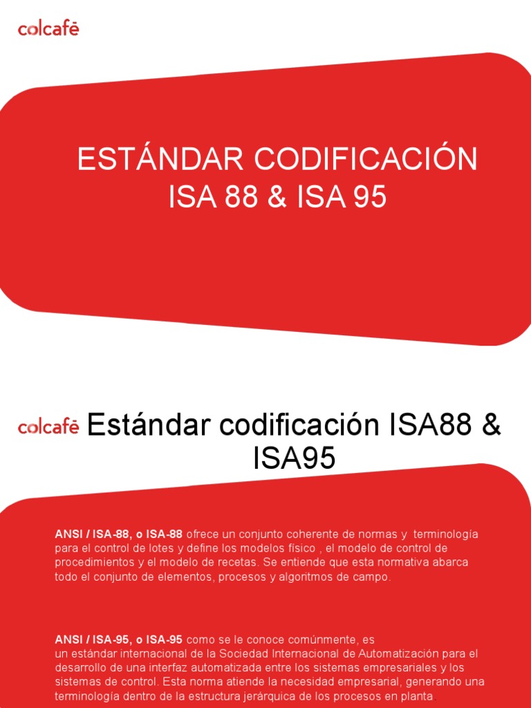 Codificacion Isa | PDF | Cantidades fisicas | Materiales transparentes