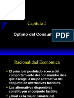 5 Óptimo Del Consumidor