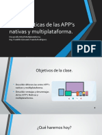 Características de Las APP's Nativas y Multiplataforma.