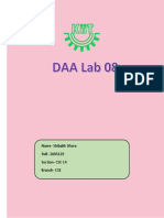 DAA Lab 8