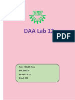 DAA Lab 12