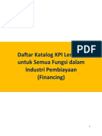 Daftar Katalog KPI - Pembiayaan Atau Financing