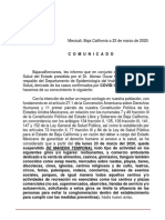 INFORME DEL GOBIERNO DEL ESTADO 23 Marzo 2020 PDF