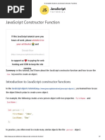 A Complete Guide To JavaScript Contructor Functions