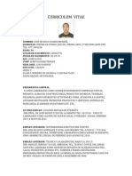 Curriculum Vitae Jesus Juarez