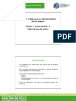 Tema 1. Fabricación y Denominación de Los Aceros Sesión 1: Primera Parte A Fabricación Del Acero