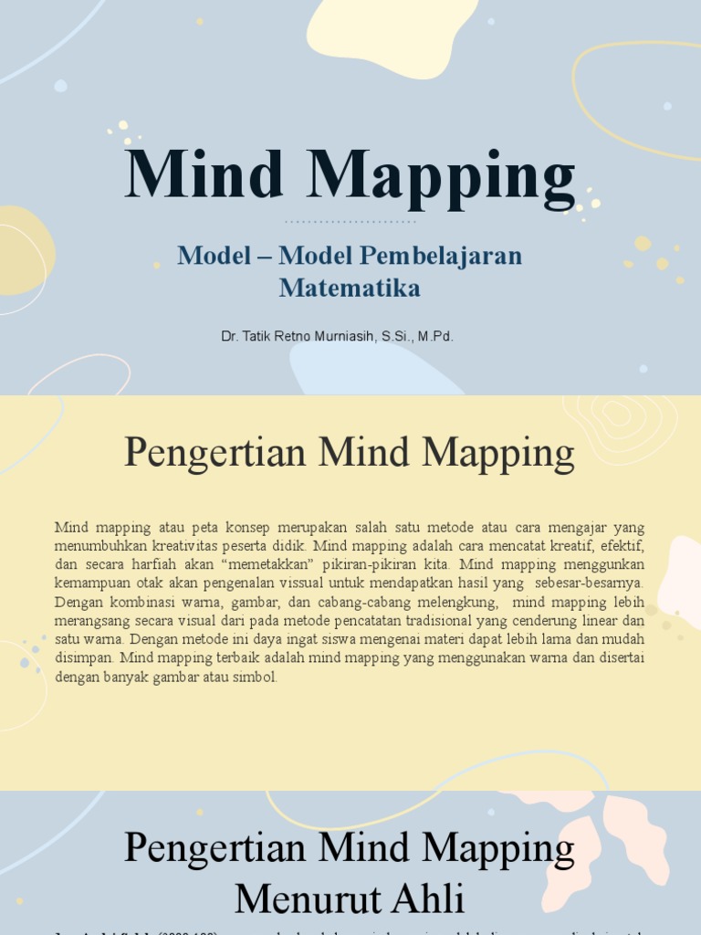 Metode Pembelajaran Mind Mapping | PDF