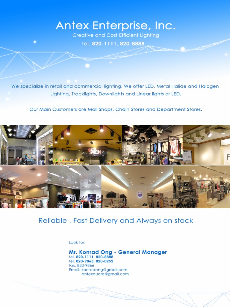 Antex Brochure 2019 | PDF