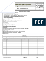 IBSPL-HSE-F11 HSE Induction