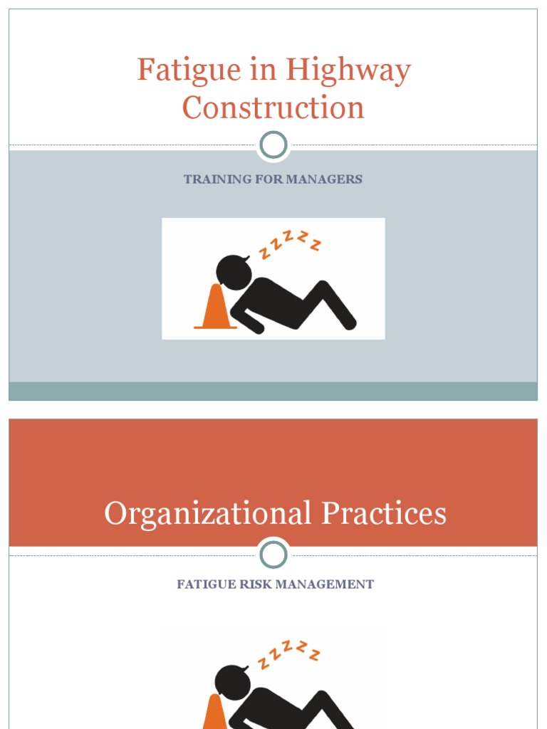 Fatigue Risk Management for Managers | PDF | Sleep | Shift Work
